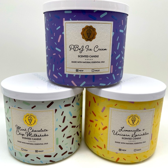 Bath & Body Works Accents Bath Body Works Ice Cream Shop Collection